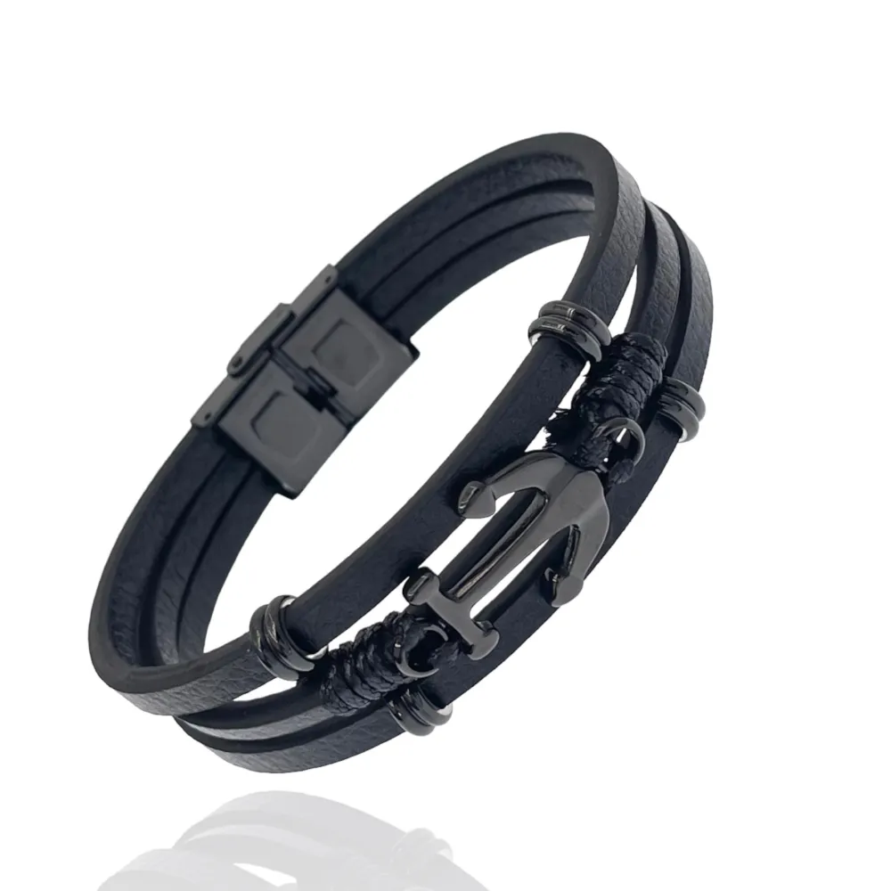 Ancora- Bracciale da Uomo in Acciaio - BAU-720-29