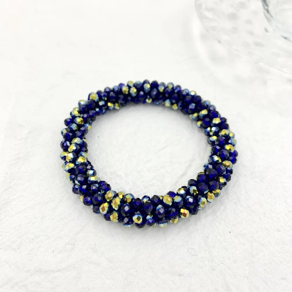 Tonalità Mix-Bracciale Elastico con Cristalli - BEC-1412 Tonalità Mix