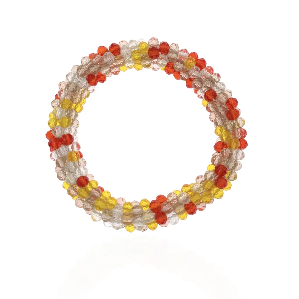 Tonalità Mix-Bracciale Elastico con Cristalli - BEC-1412 Tonalità Mix