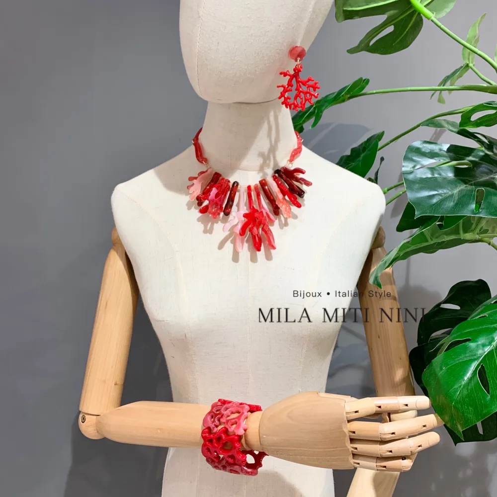 Corallo-Bracciale Resina - BMM-1282