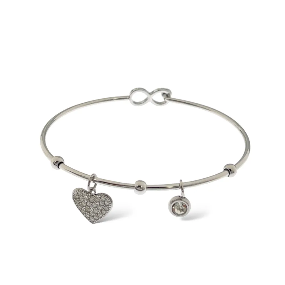 Mix Soggetti-12pz Bracciali in Acciaio con chiusura - BPA-103-AA1993-2004B