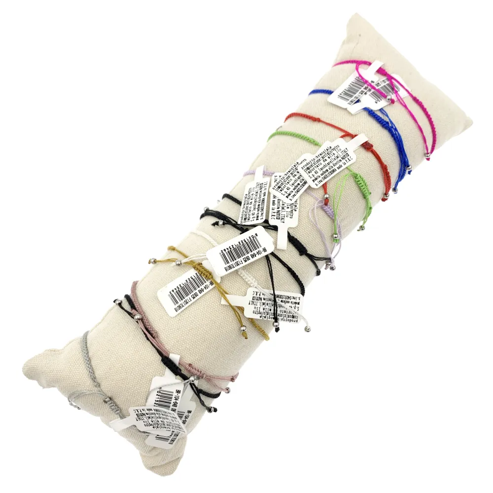 12Pz Bracciali in Acciaio Regolabili + Cuscino in Omaggio - BPA104-648