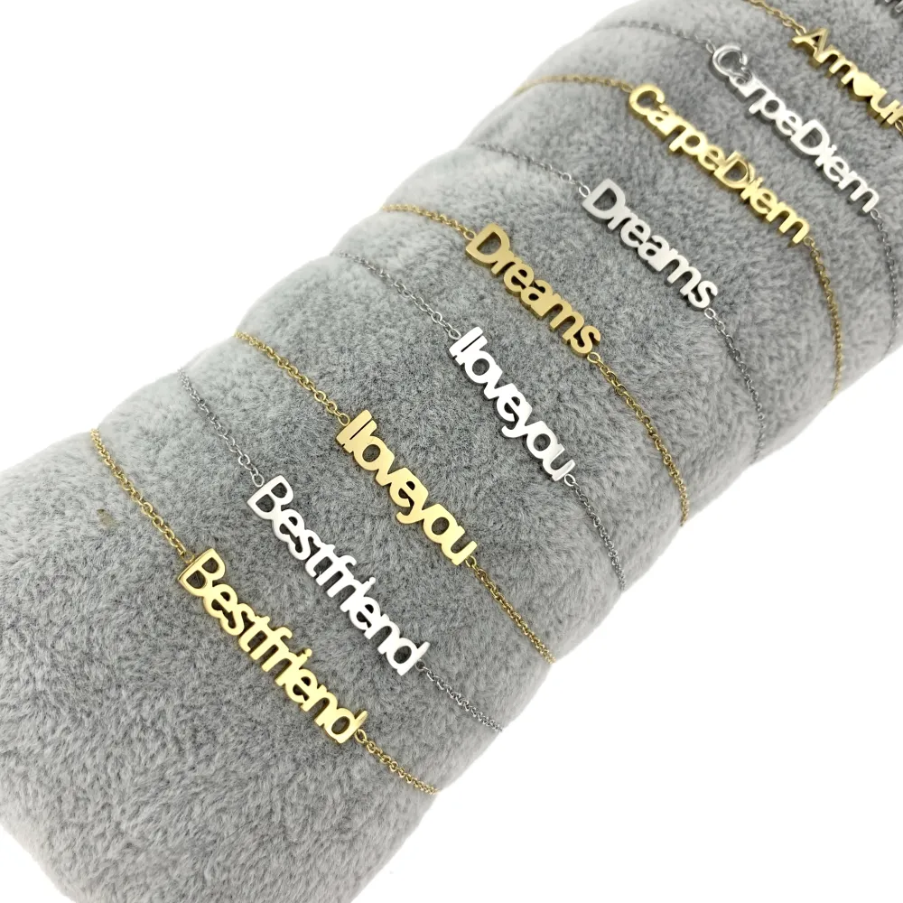 12Pz Bracciali in Acciaio con Chiusura a Moschettone + Cuscino - BPA413-465