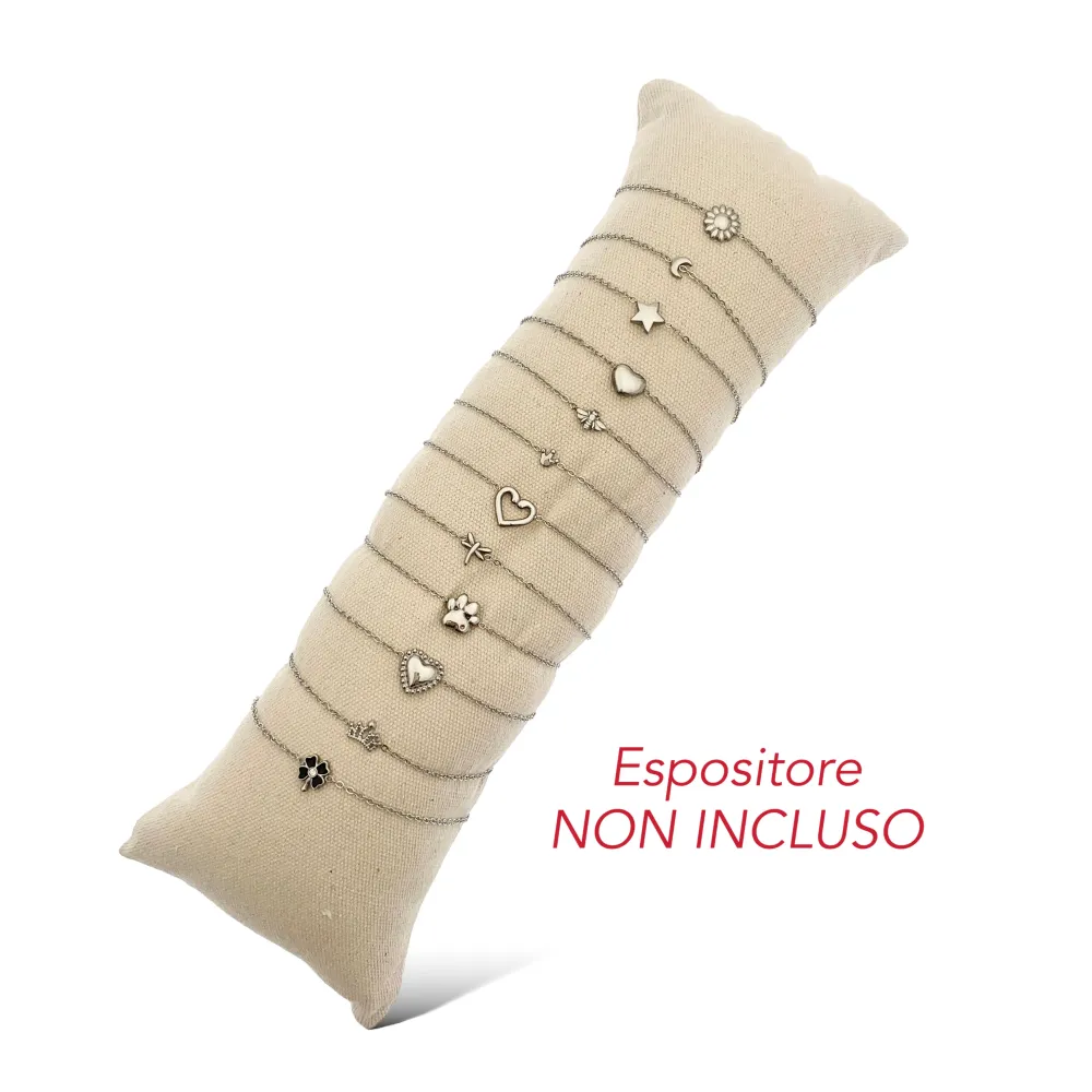 Soggetti Mix-12Pz Bracciali in Acciaio - BPA-514-108