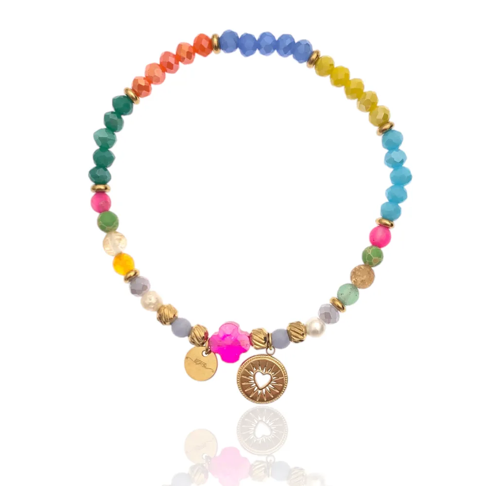 Sacro Cuore-12pz Bracciali Elastici in Acciaio - BPA-732-34