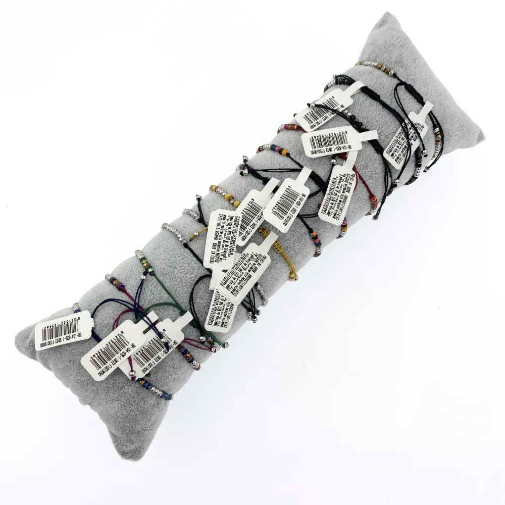 12Pz Bracciali in Acciaio Regolabili + Cuscino in Omaggio - BPA7690-Stella -12 Pz Bracciali in Acciaio