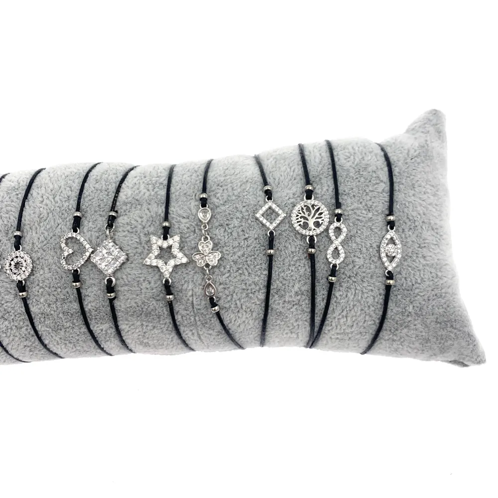 12pz Bracciali+Cuscino in Omaggio - BPM176-160-Mix Soggetti- 12 Pz Bracciali Regolabili