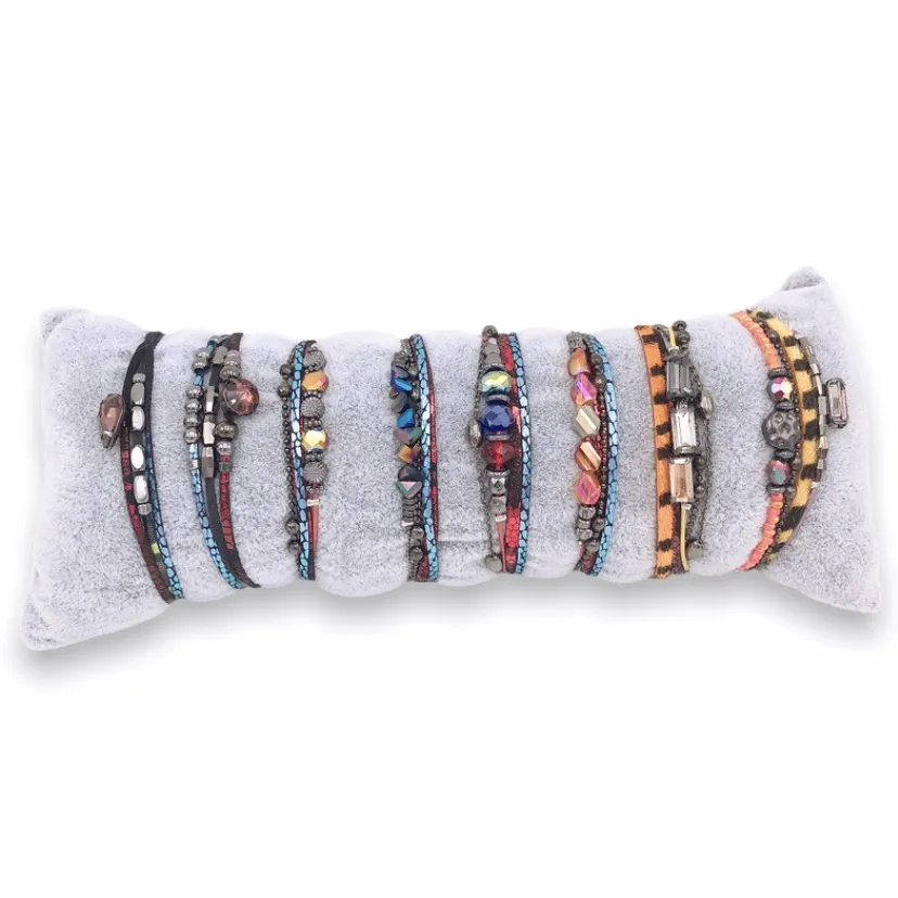 BPM176-216-Multifili con Charmes- 8 Pz Bracciali - BPM176-216-Multifili con Charmes- 8 Pz Bracciali