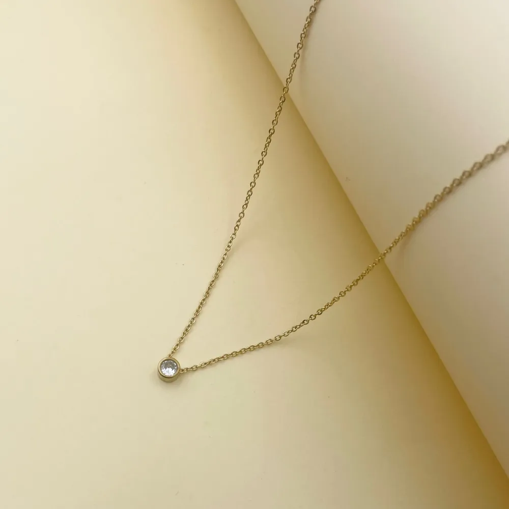 Punto Luce-Collana Corta in Acciaio - CAC-103-AA121N