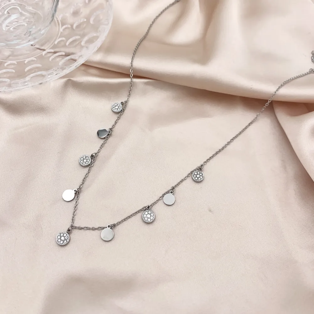 Tondo-Collana Corta in Acciaio - CAC-103-AA2343N