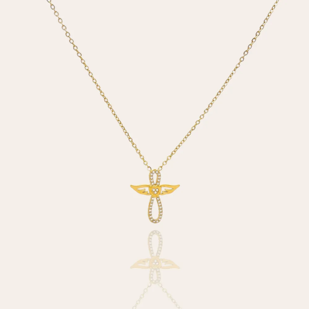 Angel Infinito -Collana Corta in Acciaio - CAC-103-AA4364N