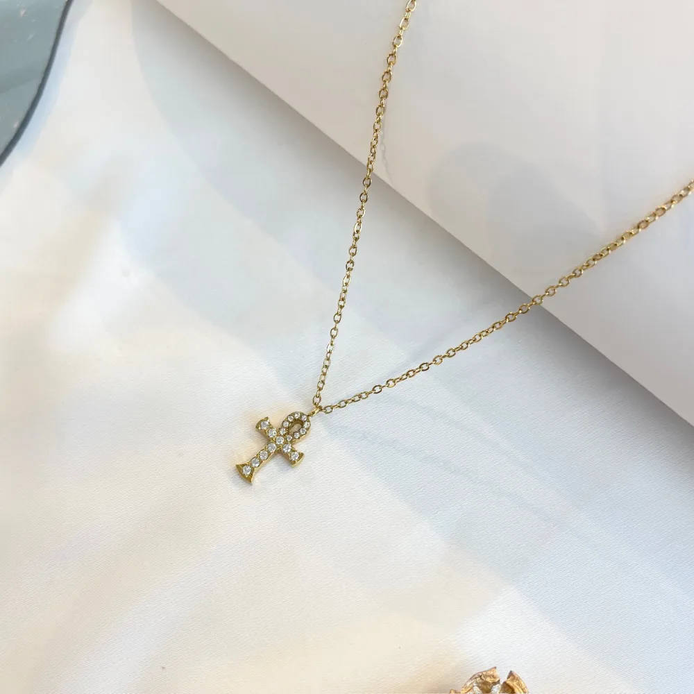 Croce-Collana Girocollo in Acciaio - CAC-103-AA5639N