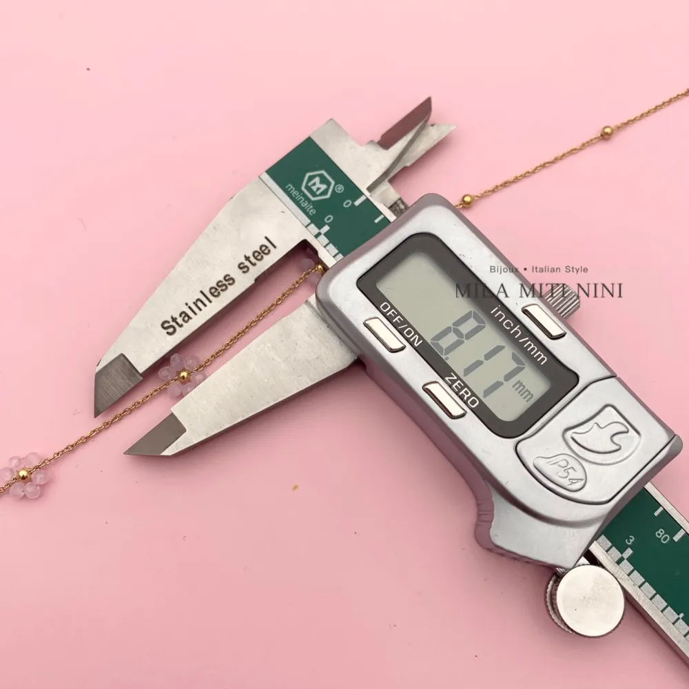 Margherita Cristallo-Collana Corta in Acciaio - CAC-103-AA67N