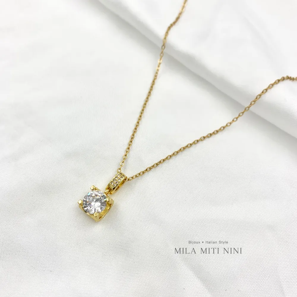 P.Luce 8mm-Collana Corta in Acciaio - CAC-413-01