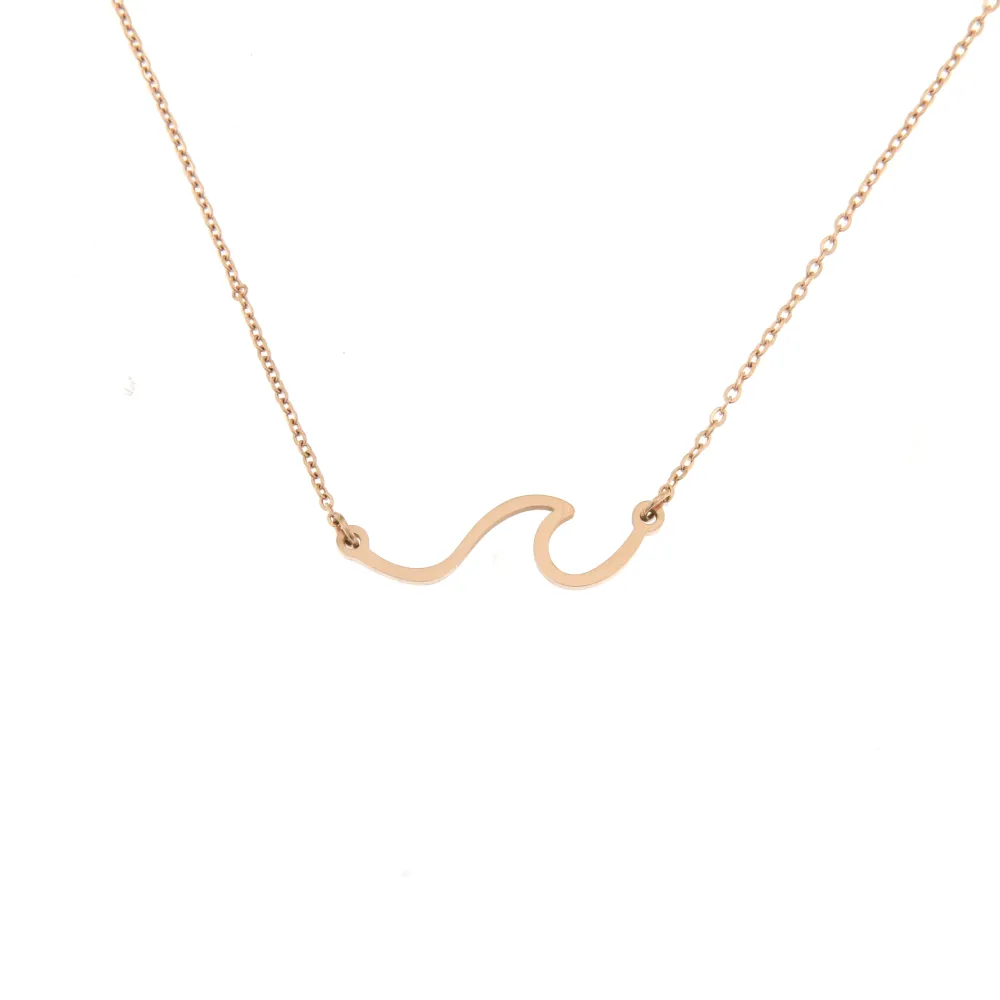 CAC6613-Onda- Collana Girocollo in Acciaio - CAC6613-Onda- Collana Girocollo in Acciaio