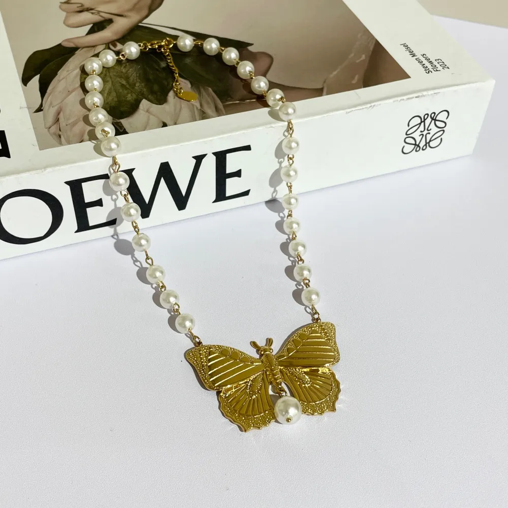 Farfalla-Collana Corta in Acciaio - CAC-732-260