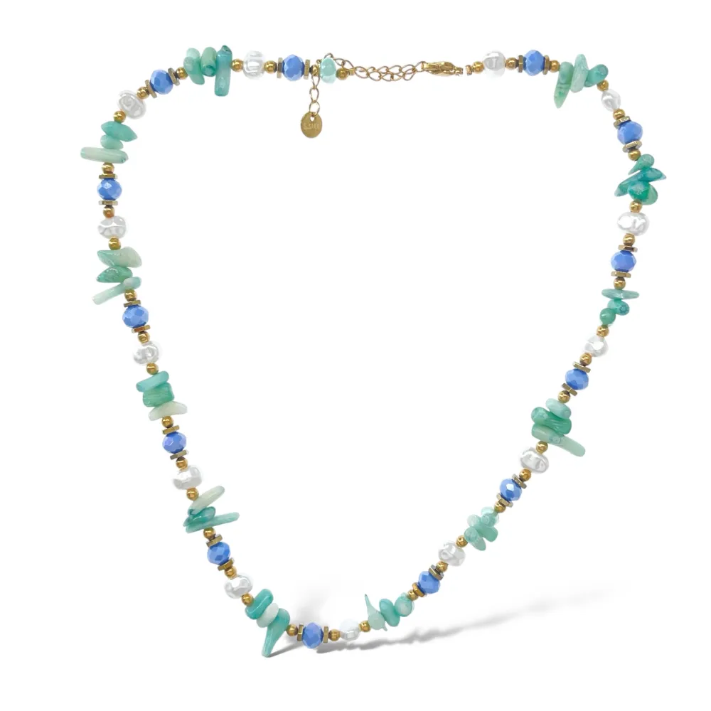 Pietrine -Collana Corta in Acciaio - CAC-735-53