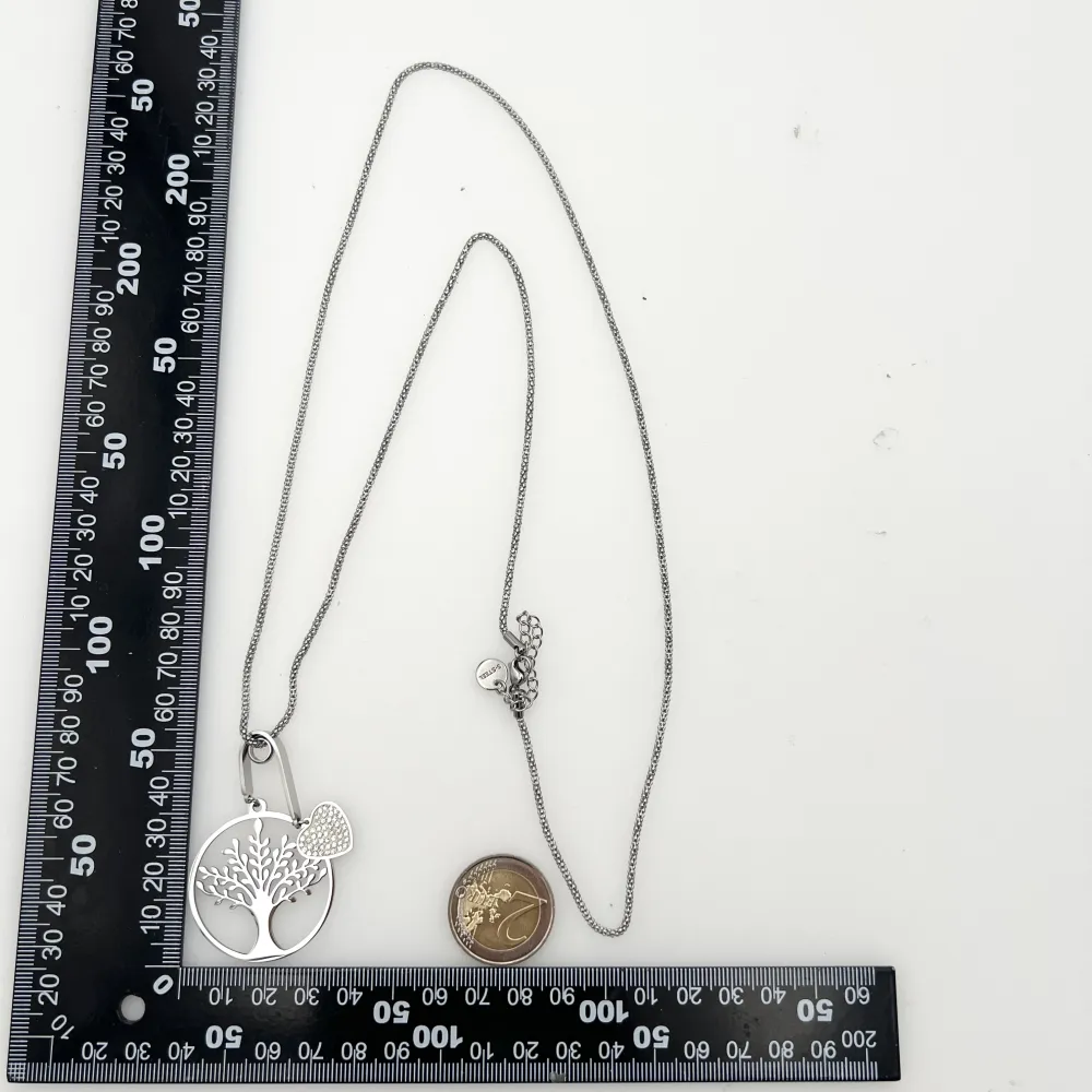 Albero della Vita-Collana Lunga in Acciaio - CAL-NS82