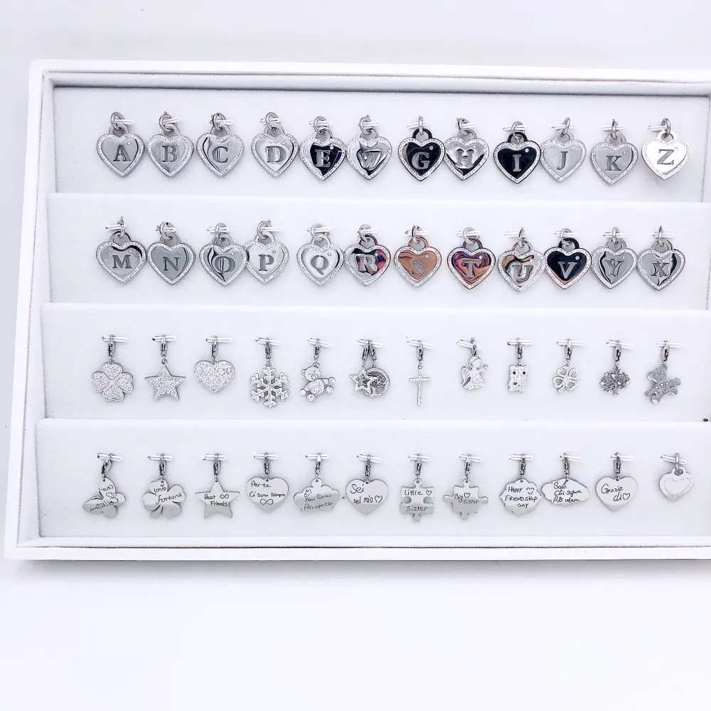 Cio-Iniziali 4120 - Ciondolo in Acciaio - CIO-413-89