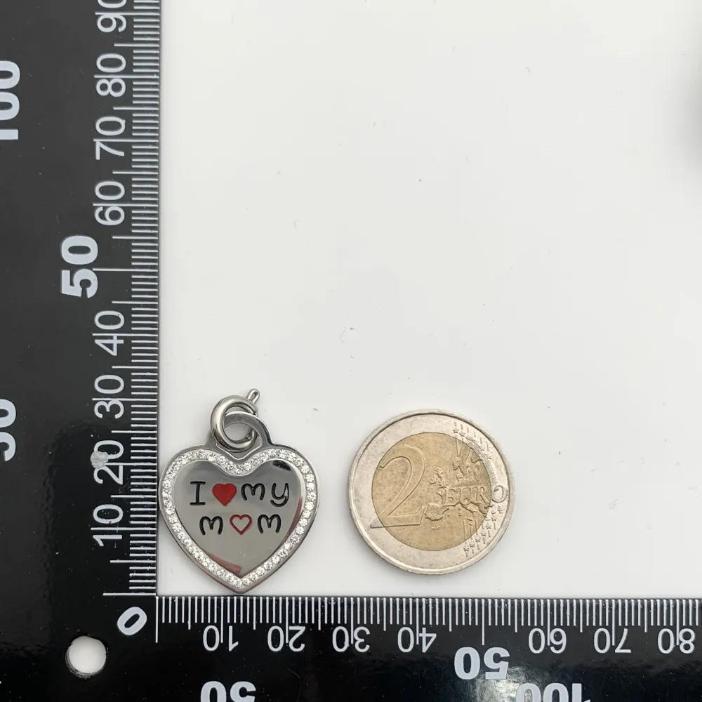 CIO-Sei nel mio cuore 5480 - Ciondolo in Acciaio - CIO5480-I love my mom - Ciondolo in Acciaio