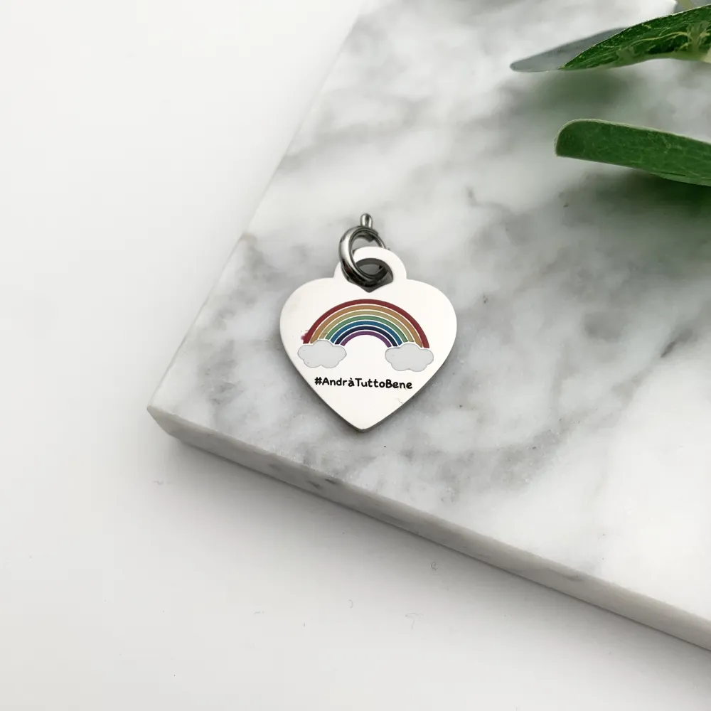 CIO-Arcobaleno5482 - Ciondolo in Acciaio - CIO-Arcobaleno5482 - Ciondolo in Acciaio