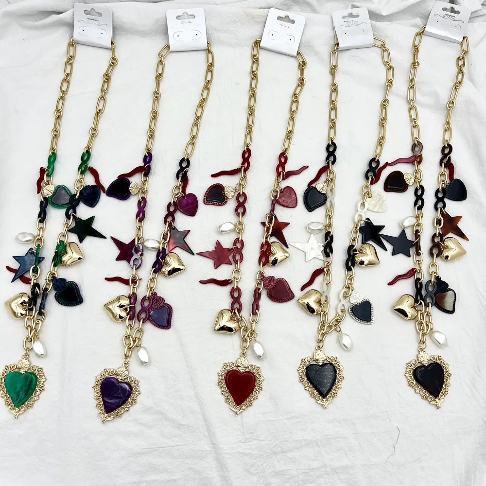 Sacro Cuore Cornino Stella-Collana Lunga Moda - CML-15999-A