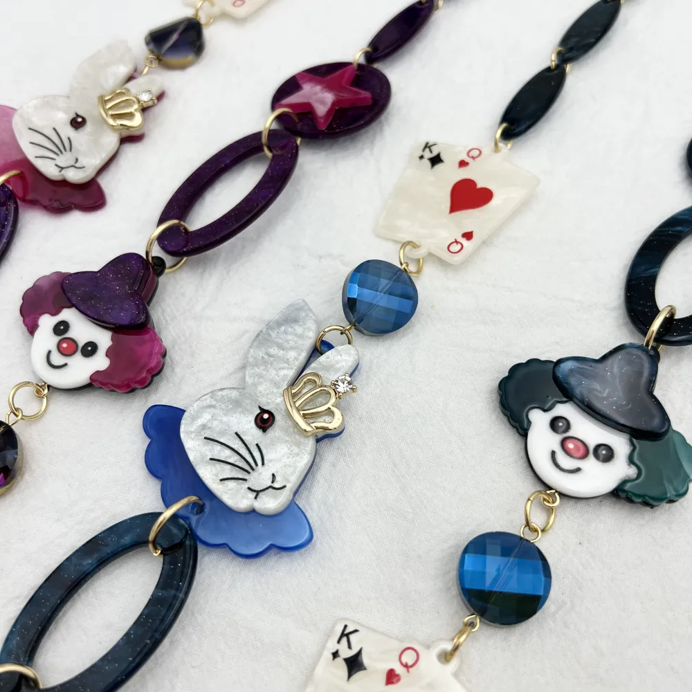 Circo Coniglio Pocker-Collana Lunga Moda - CML-16146-A