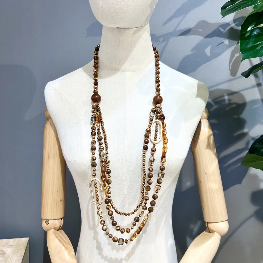 Multifili -Collana Lunga Moda - CML-732-152