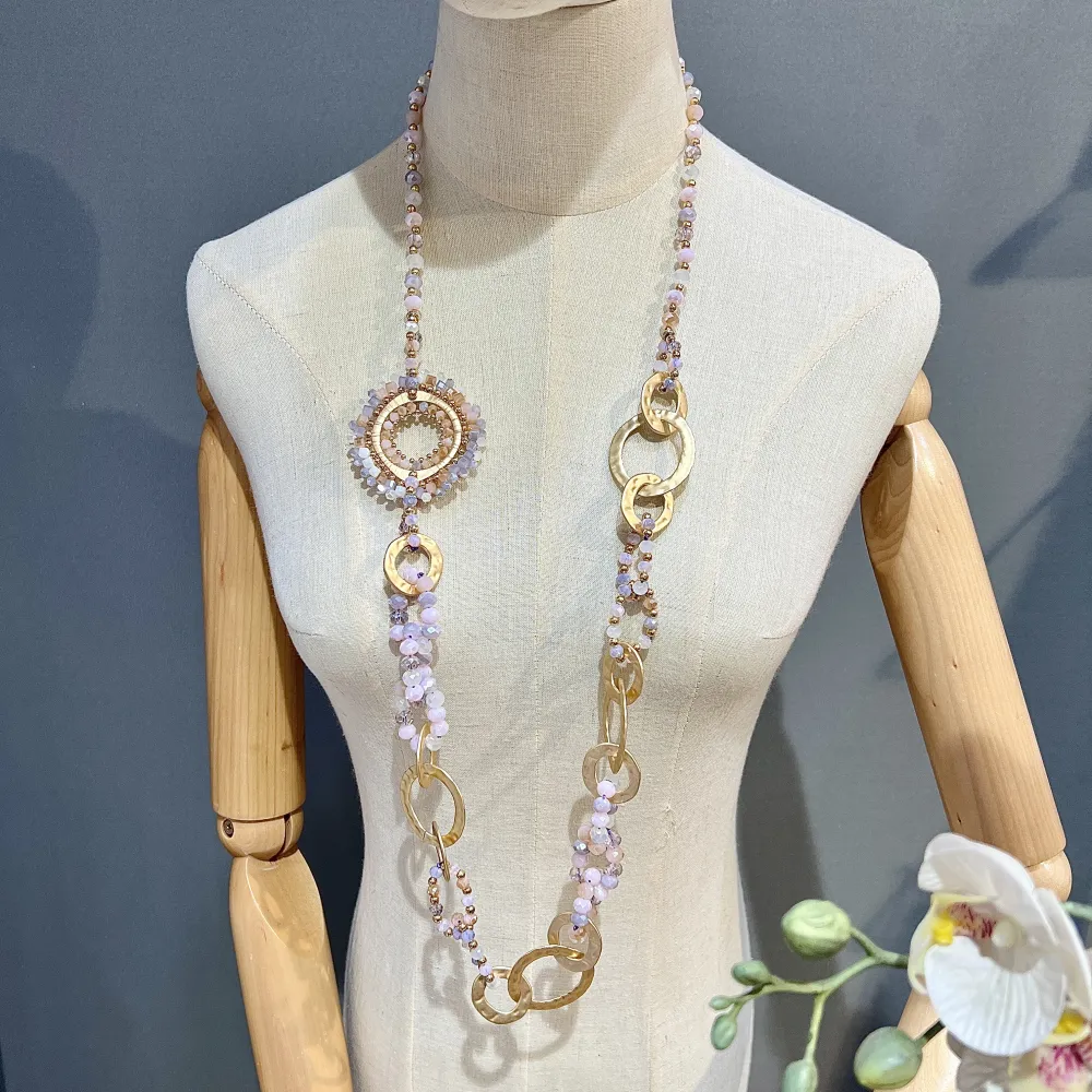 Cerchio- Collana Lunga Moda - CML-732-220