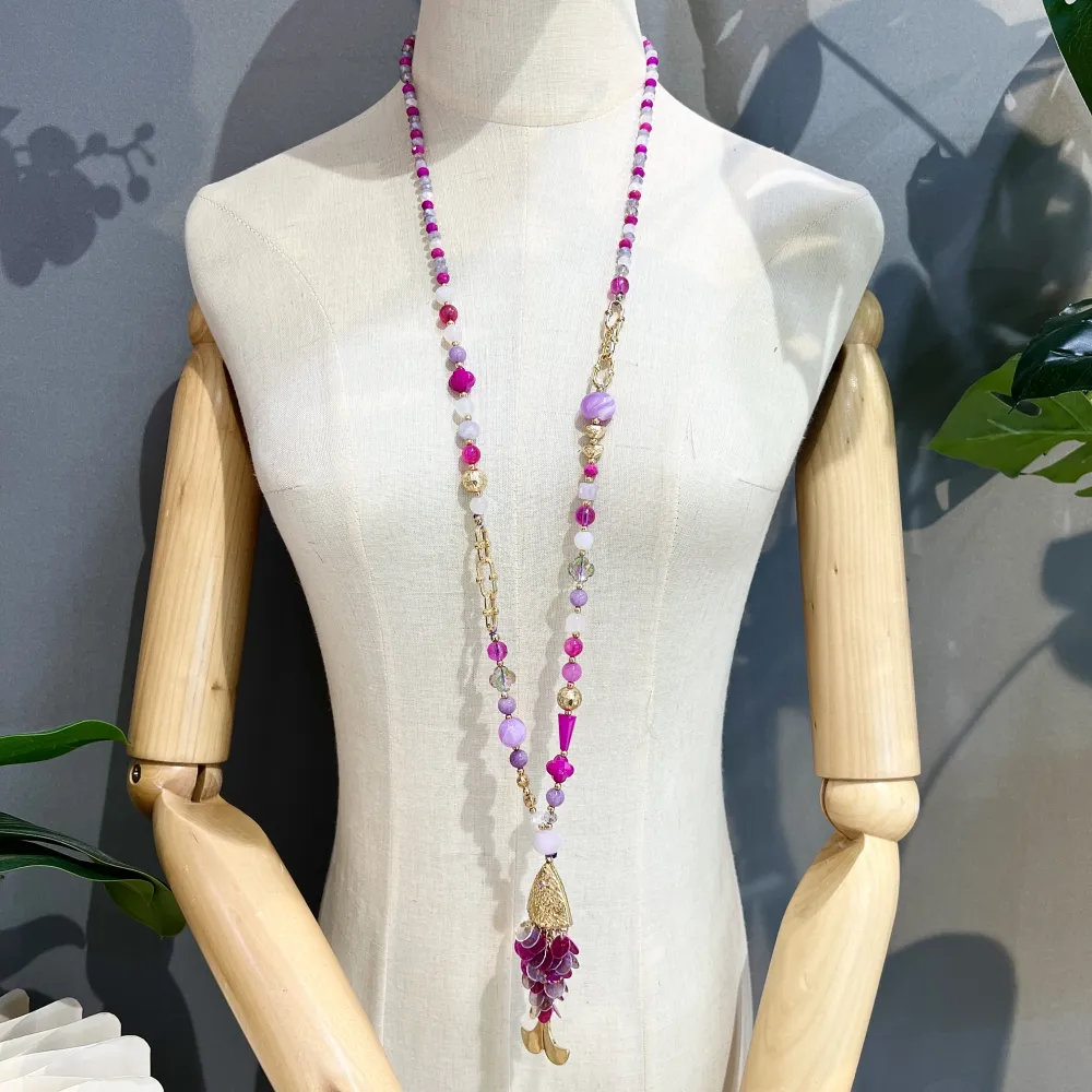 Pesce-Collana Lunga Moda - CML-732-259