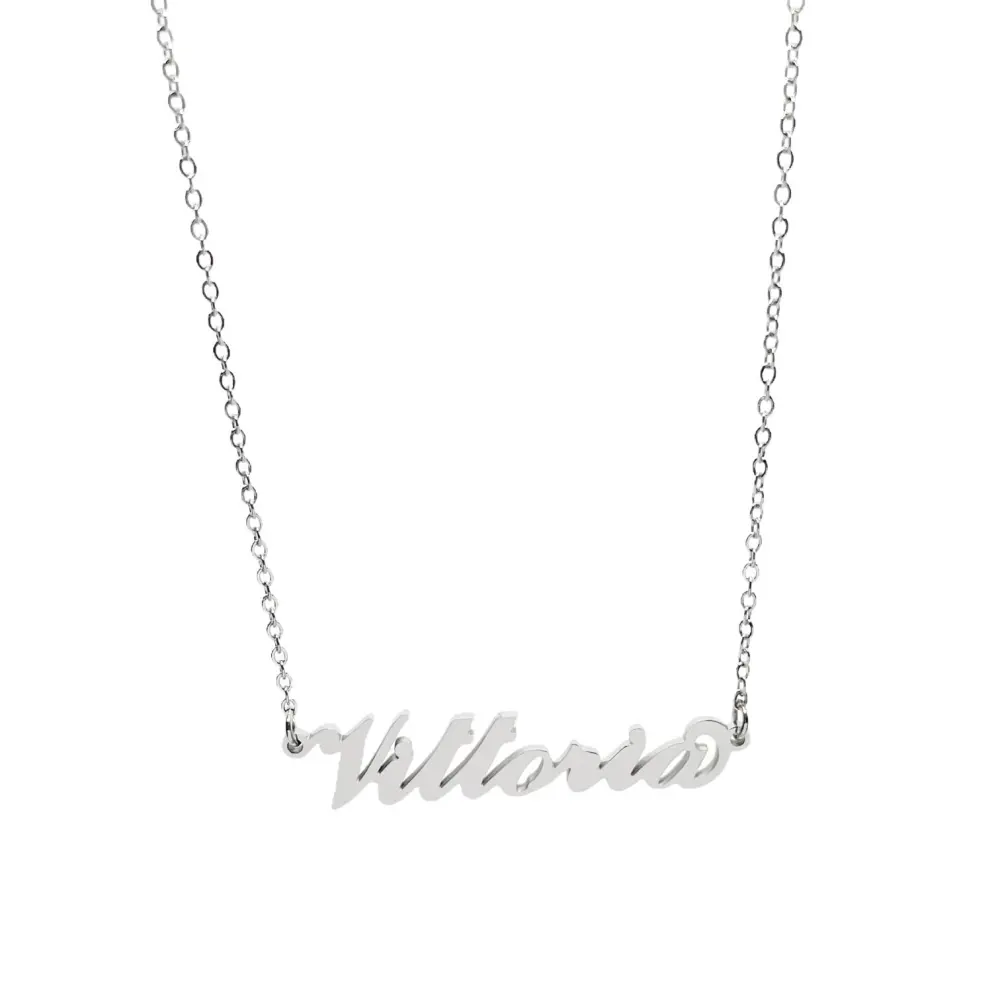 Collana con Nome - 180 Nomi in Acciaio - Collana con Nome - 180 Nomi in Acciaio