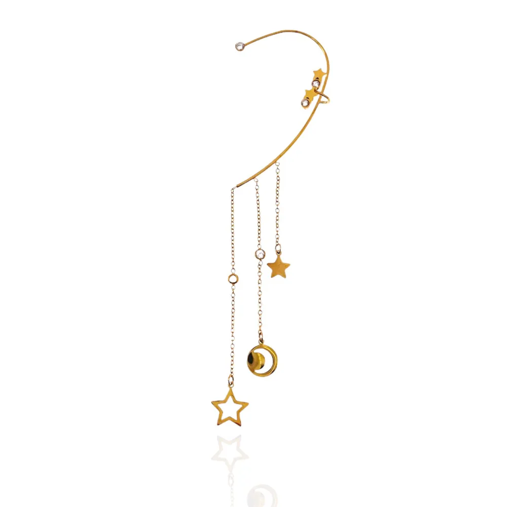 Stella Luna-Earcuff in Acciaio - EAK-103-AA411E