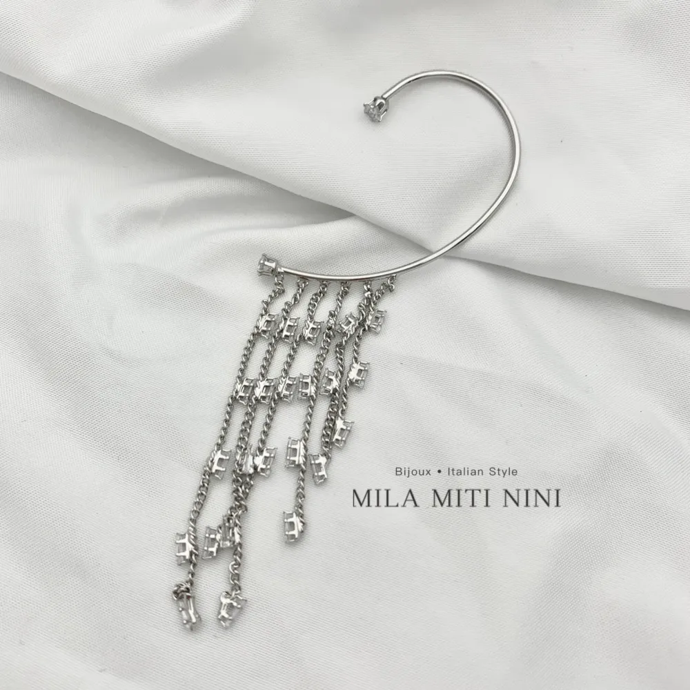 Napine Strass-Earcuff con Zirconia - EAK-109-54