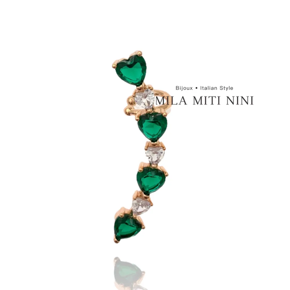 Cuore-Earcuff con Zirconia - EAK-109-72