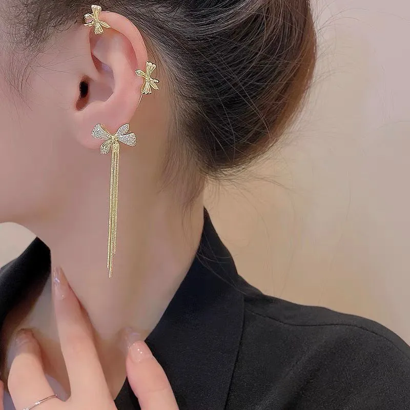 Fiocco -Earcuff con Pendenti - EAK-705-14