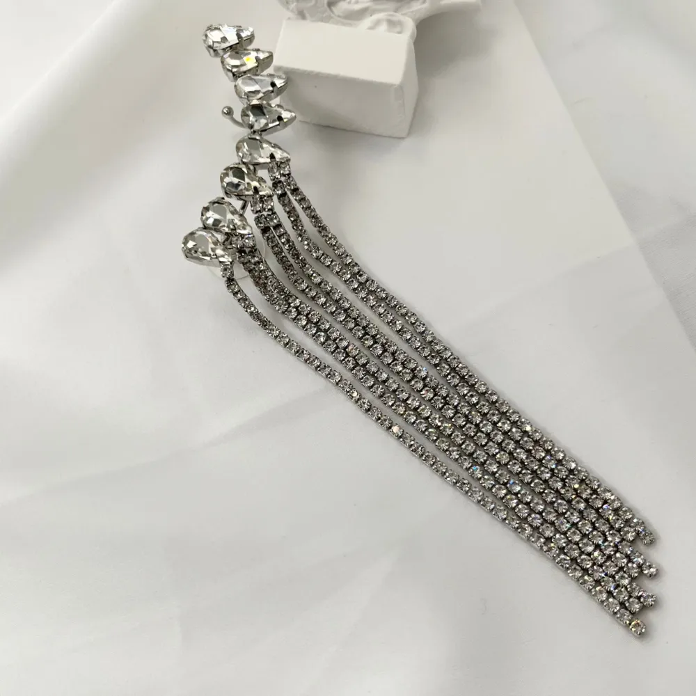 Goccia con Napine-Earcuff con Pendenti - EAK-705-36