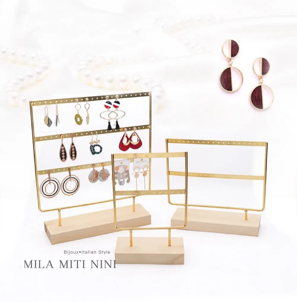 Espositore Grande 3  Piani Porta Orecchini per 36 Paia di Orecc - ESP-701-16