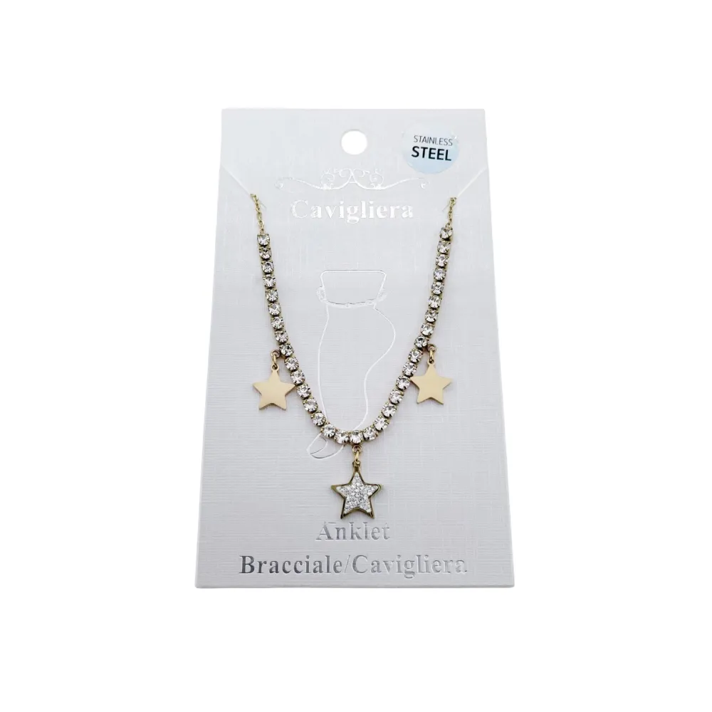 KAV7734-Tennis Stella-Cavigliere in Acciaio - KAV-413-A67