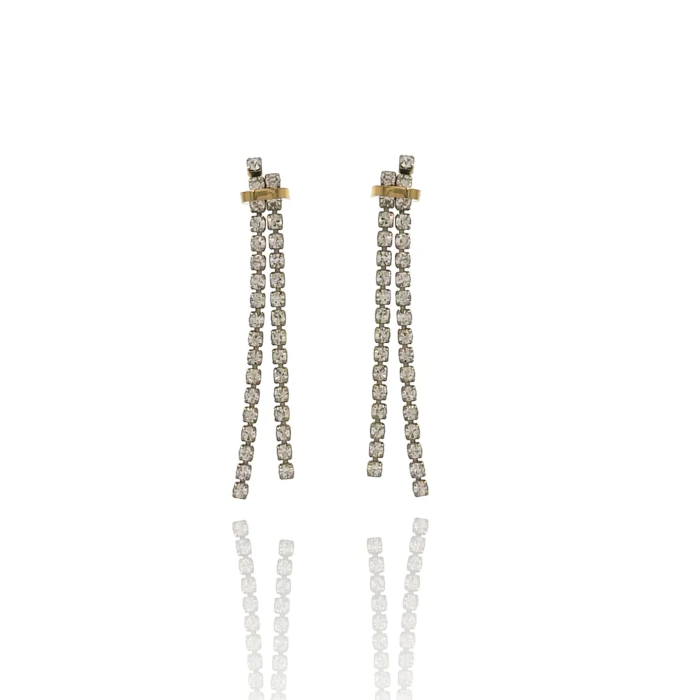 Doppio Tennis-Orecchini in Acciaio - OAP-103-AA2434E