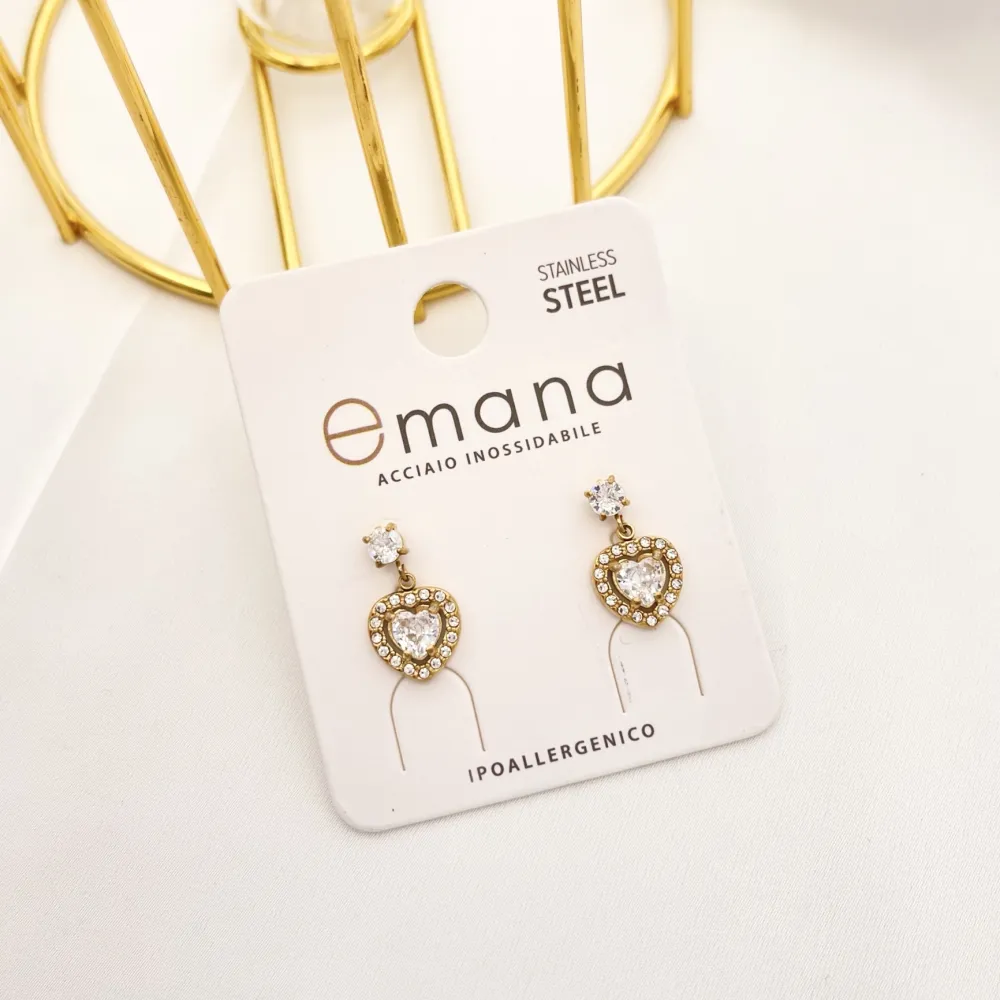 Cuore-12Paia Orecchini in Acciaio - OAP-103-AA2710E Mix Cuore