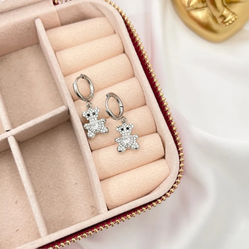 Orsetto-Orecchini in Acciaio - OAP-103-AA4186E