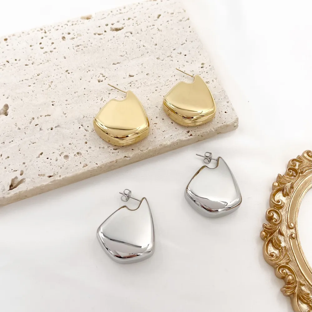 Orecchini Bombato-Orecchini in Acciaio - OAP-103-AA4307E