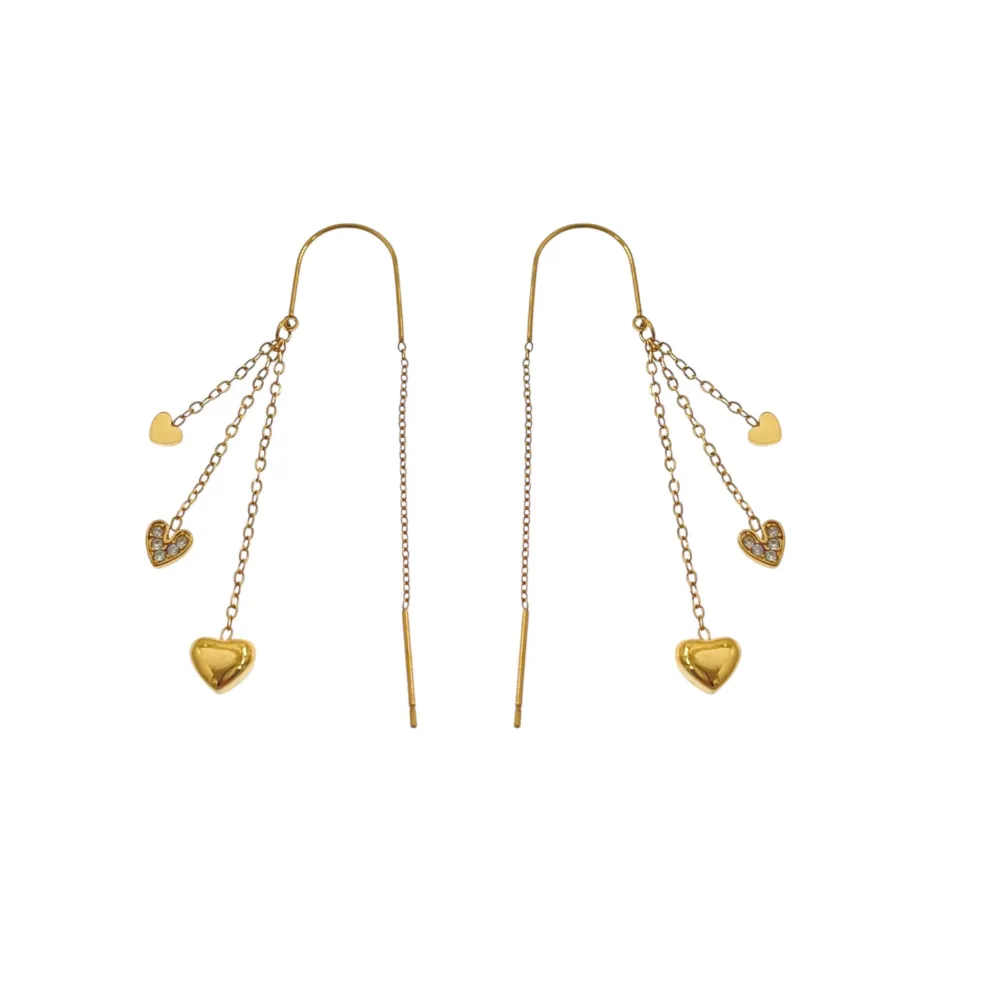 Cuore -Orecchini in Acciaio - OAP-103-AA5002E