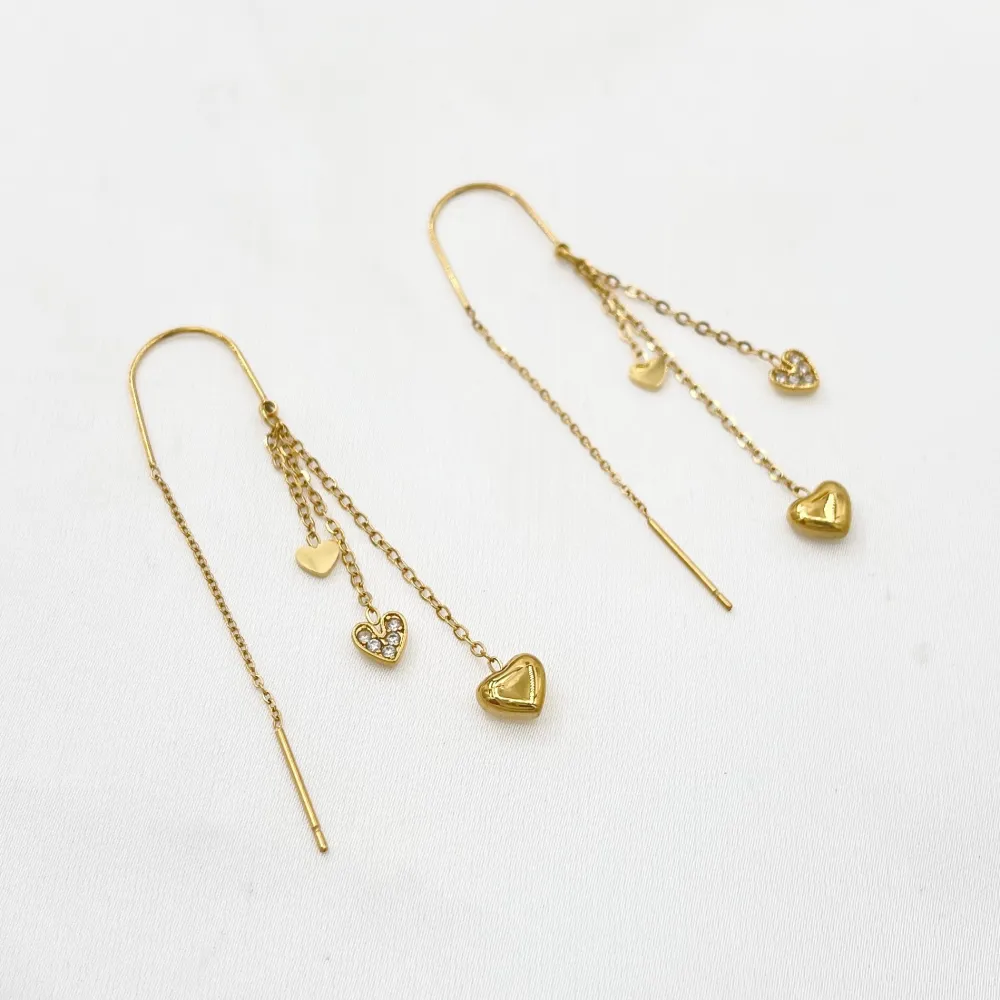 Cuore -Orecchini in Acciaio - OAP-103-AA5002E