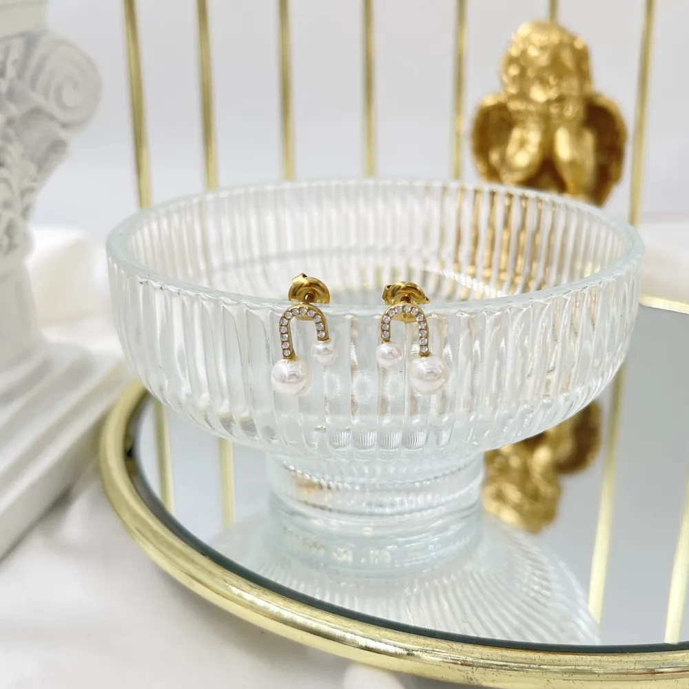 Arco Perla -Orecchini in Acciaio - OAP-103-AA5066E