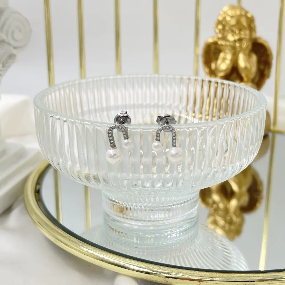 Arco Perla -Orecchini in Acciaio - OAP-103-AA5066E