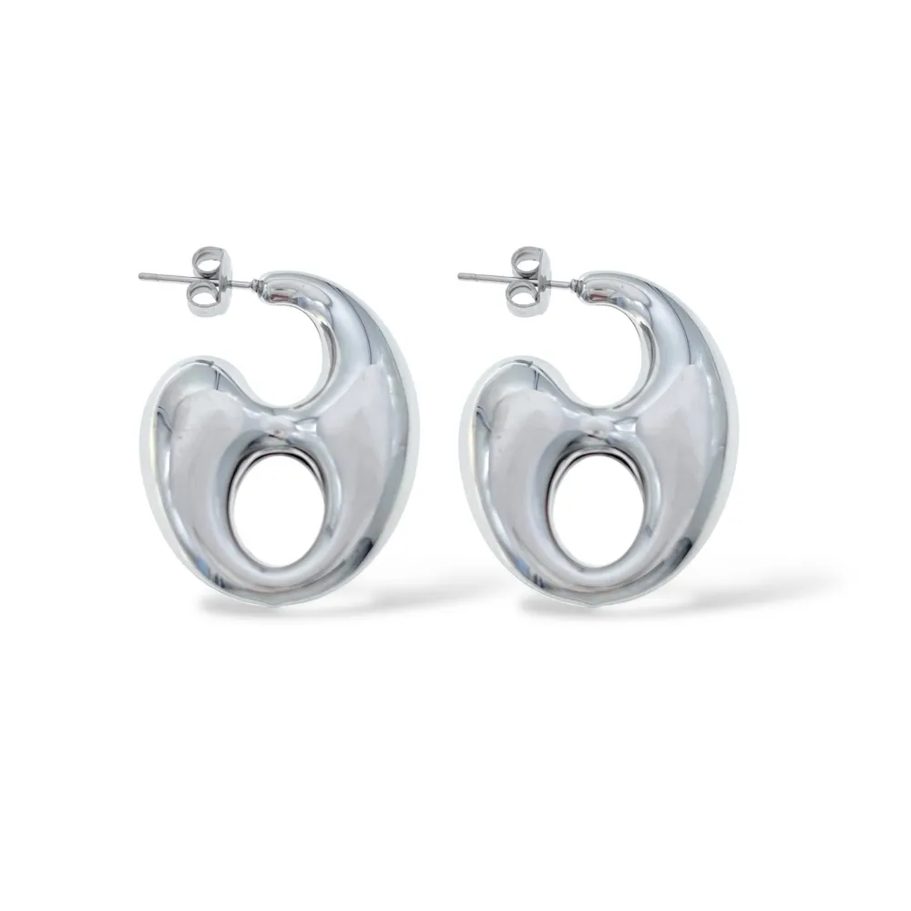 Catena marinara-Orecchini in Acciaio - OAP-103-AA5556E