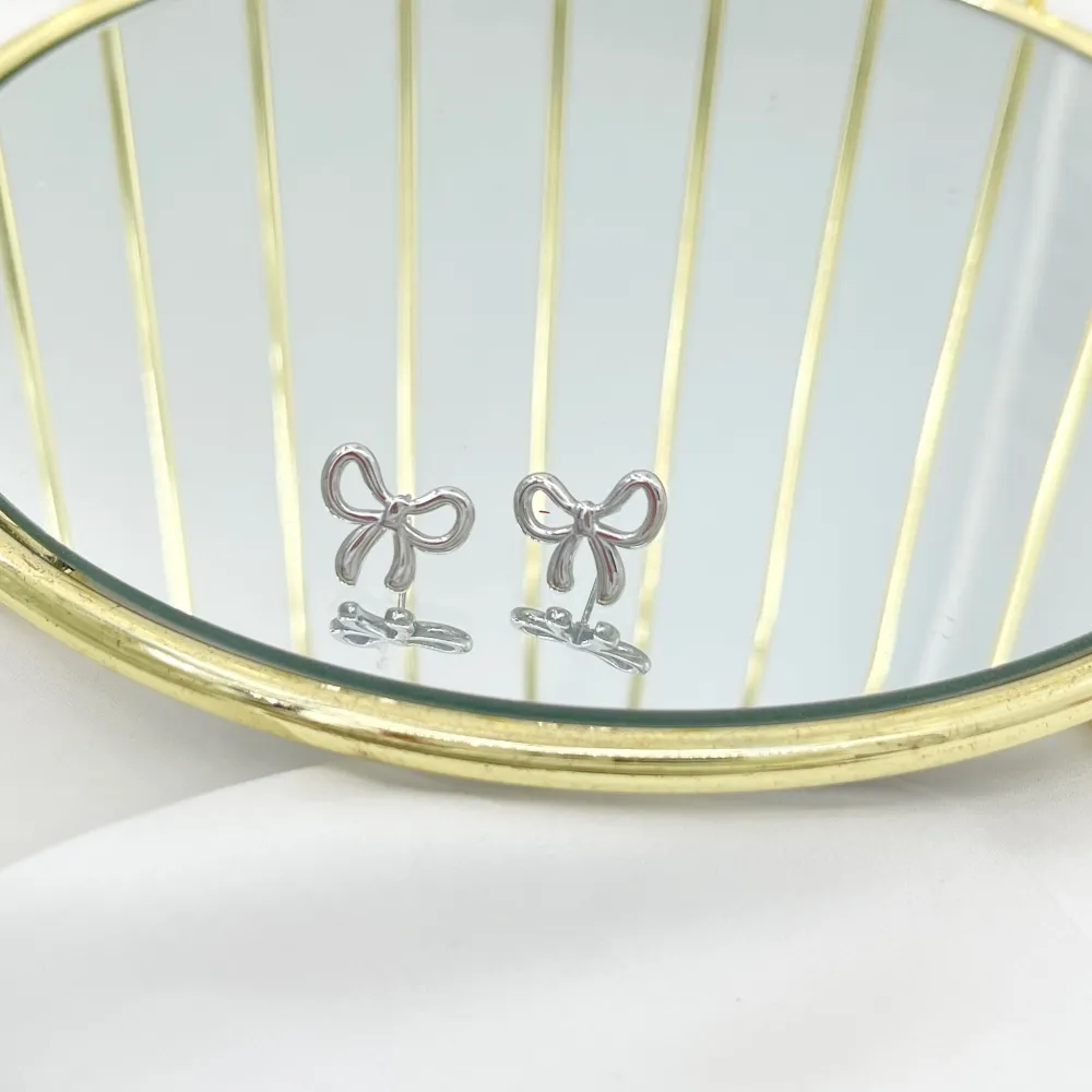 Fiocco -Orecchini in Acciaio - OAP-413-2458