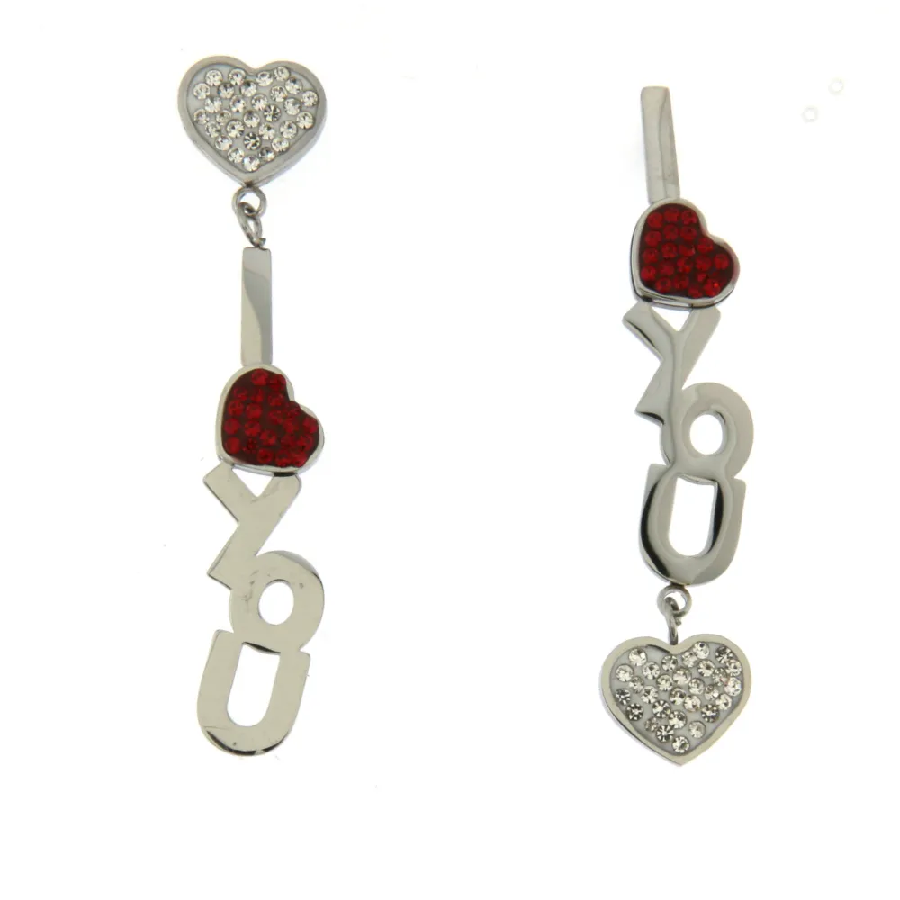 OAP6836-Cuore I Love You- Orecchini in Acciaio - OAP413-257