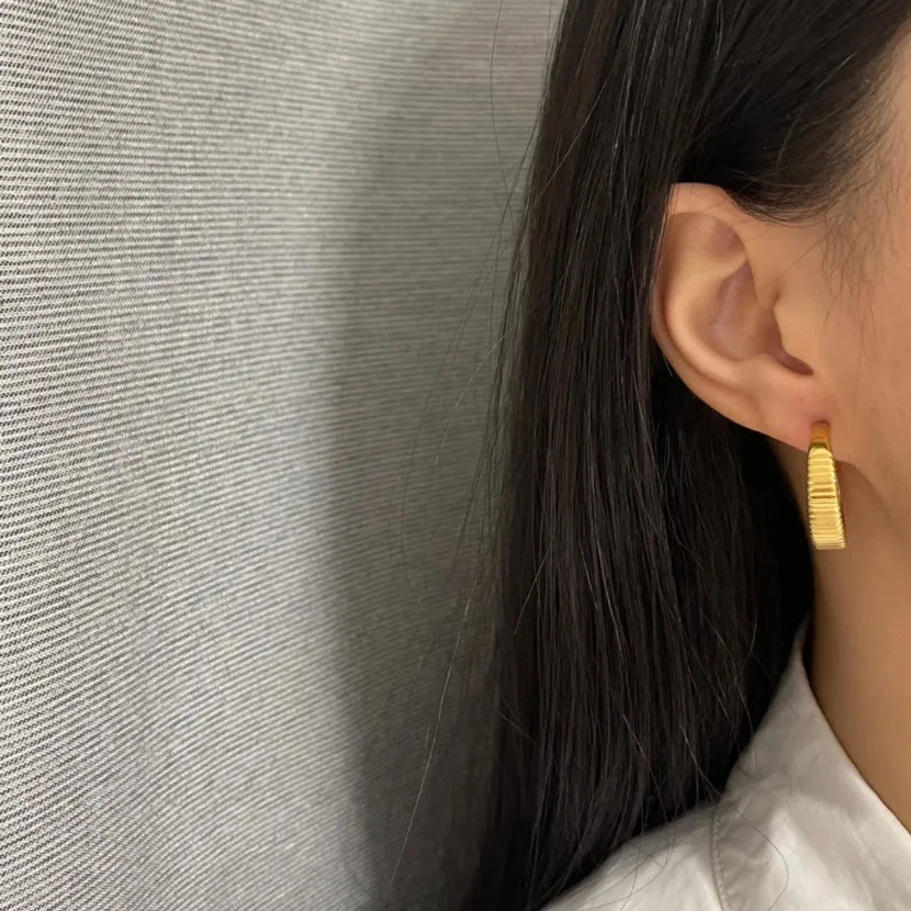 24mm -Orecchini a Cerchio in Acciaio - OAP413-788